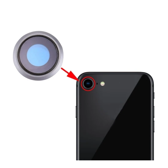 İPhone 8 Kamera Lens Kapak Full