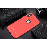 İphone XXS Dark Ultra Koruma Karbon Fiber Silikon Kılıf