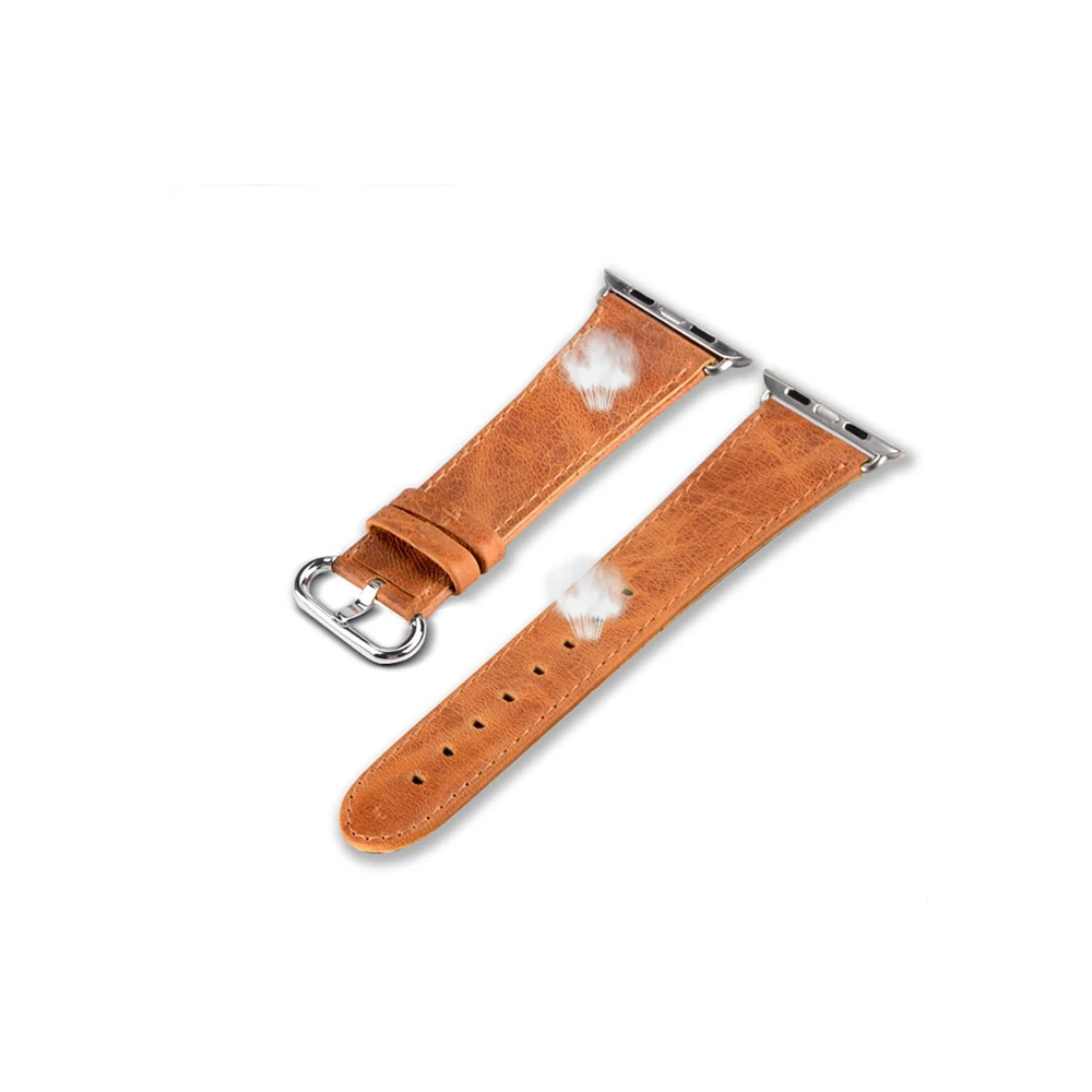 Ally Apple Watch 7-8 41mm 6-5-4 40mm Retro Deri Kordon Kayış 3-2-1 38m