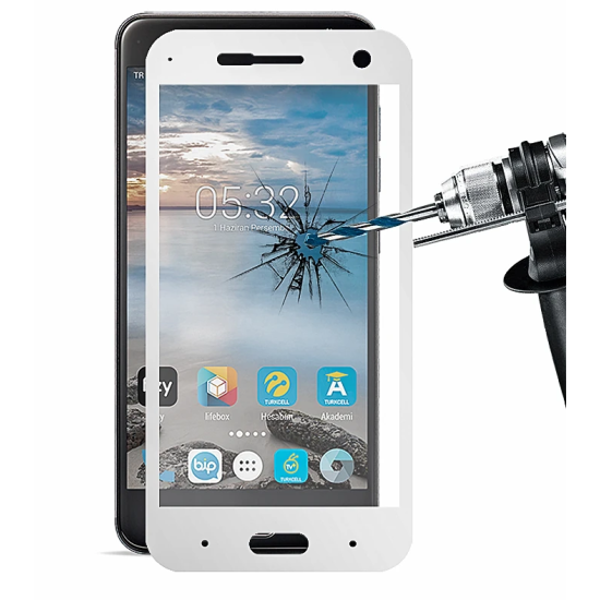 Turkcell T80 3d Full Kaplama Kırılmaz Cam Ekran Koruyucu