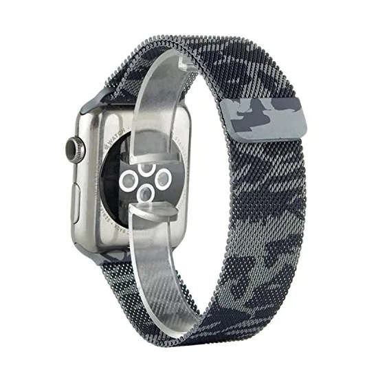 Ally Apple Watch 7-8 45mm 6-5-4 44mm Kayış Kordon Metal Milano Loop Ka