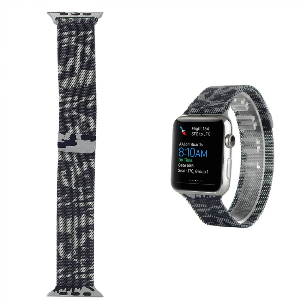 Ally Apple Watch 7-8 45mm 6-5-4 44mm Kayış Kordon Metal Milano Loop Ka
