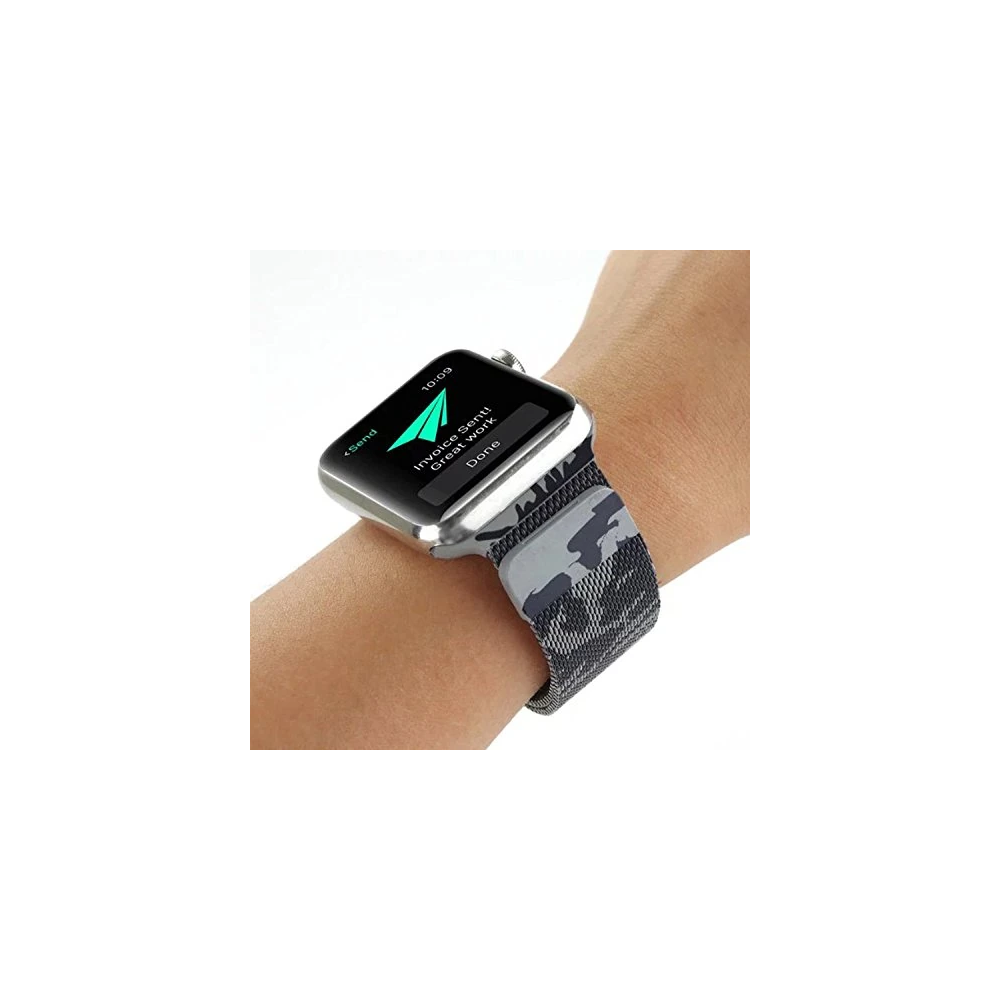 Ally Apple Watch 7-8 45mm 6-5-4 44mm Kayış Kordon Metal Milano Loop Ka