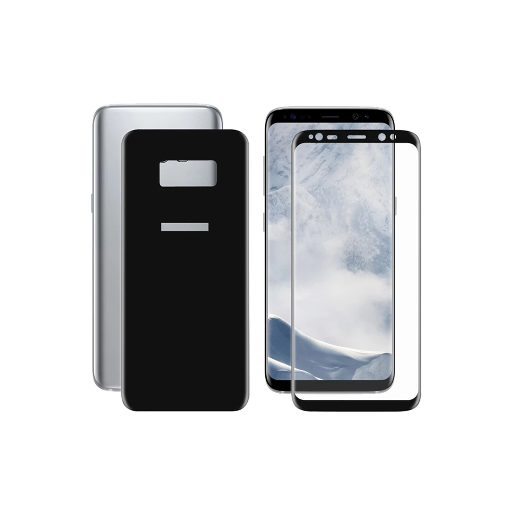Ally Samsung Galaxy S8 İçin Kavisli Full Ön Arka Cam Koruyucu