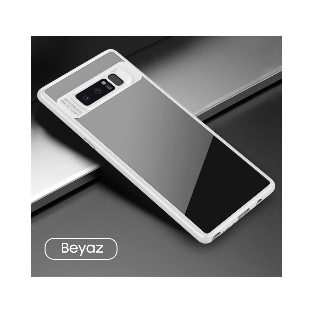 Ally Galaxy Note 8 Darbeya Dayanıklı Şeffaf Silikon Kılıf