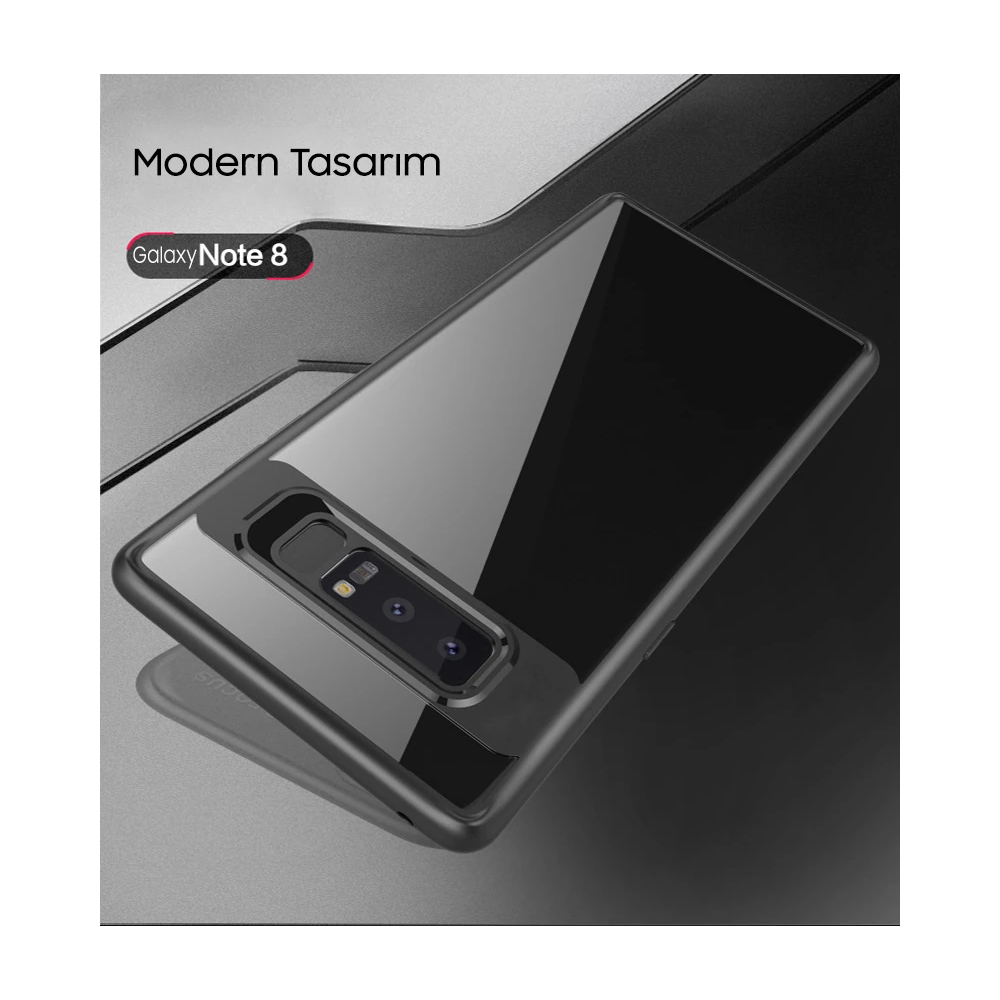 Ally Galaxy Note 8 Darbeya Dayanıklı Şeffaf Silikon Kılıf