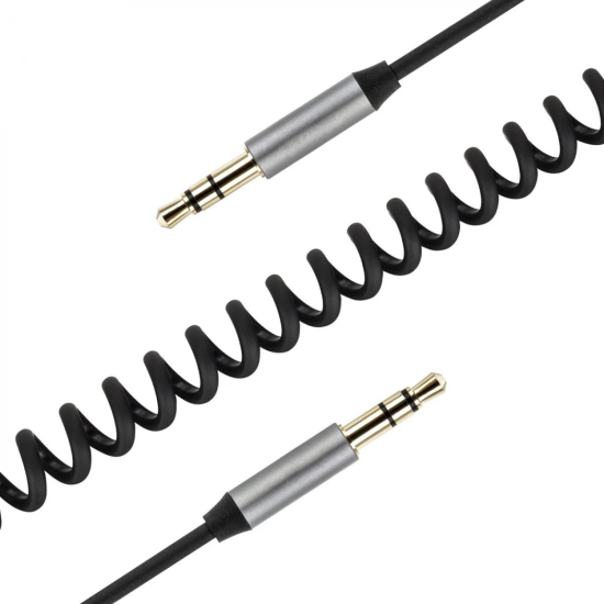 Griffin Spiral Araç Ses Aktarım Kablosu Aux Kablo 2/3mm