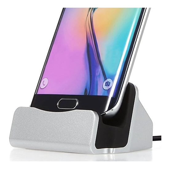 Android Micro Usb Şarj 2in1 Standlı Usb Dock