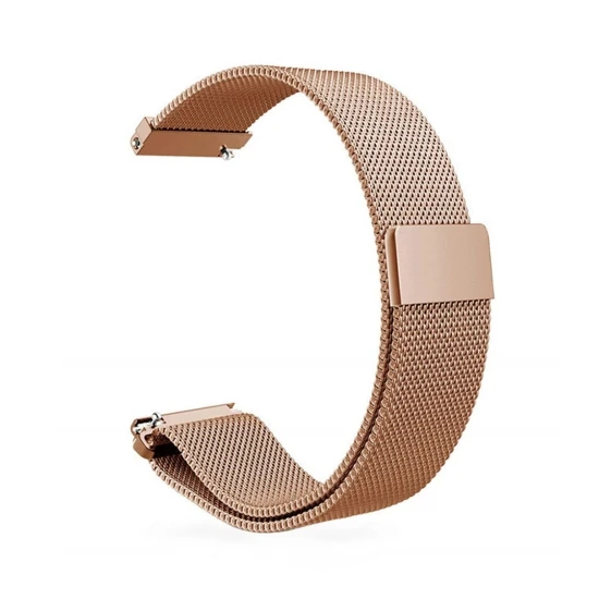 22MM Gear S3 Watch 4 -GT2 GT2E 46MM KayışKordon Metal Milano Loop