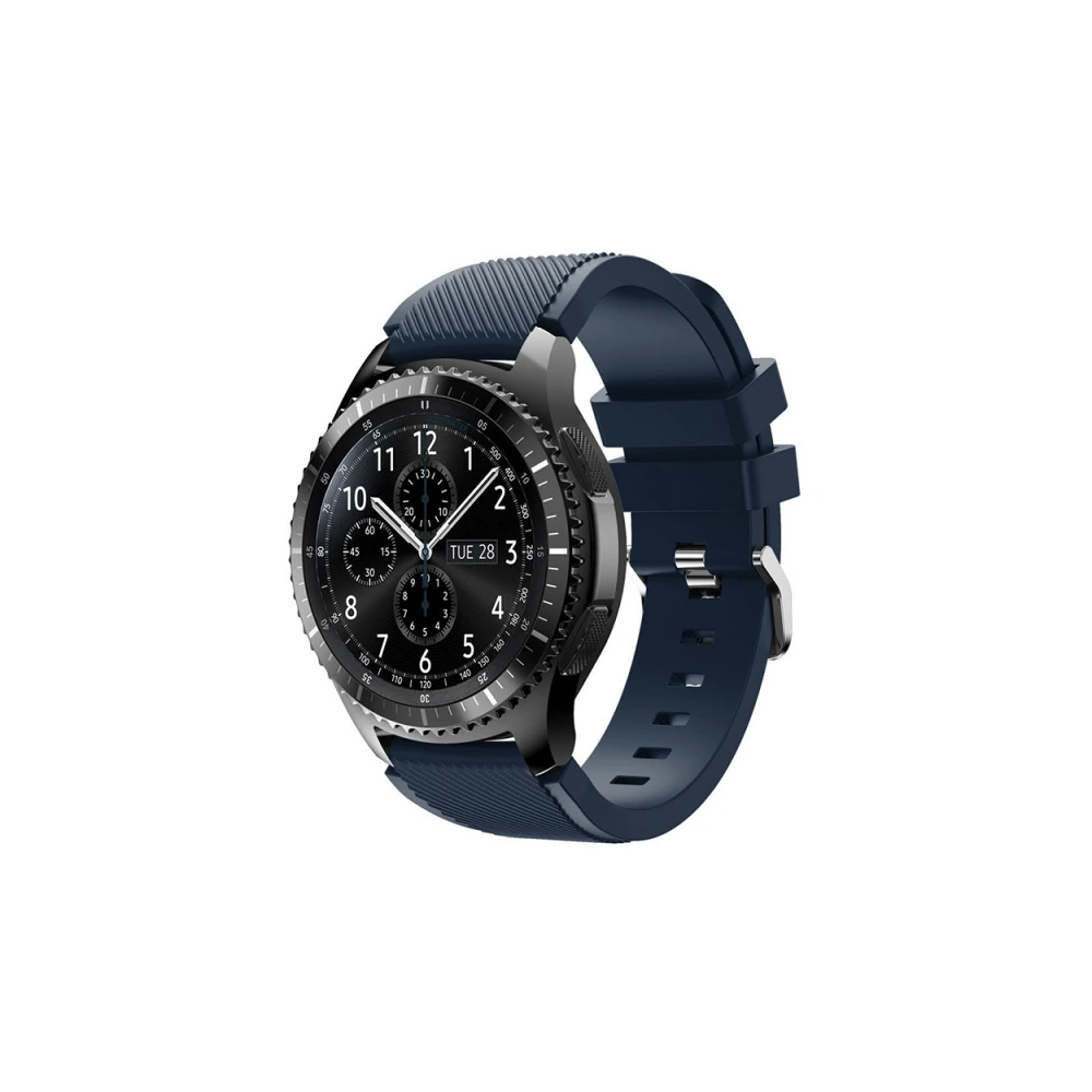 22MM Gear S3 Watch 4 -GT2 GT2E 46MM KayışKordon Silikon Kayış Kordon