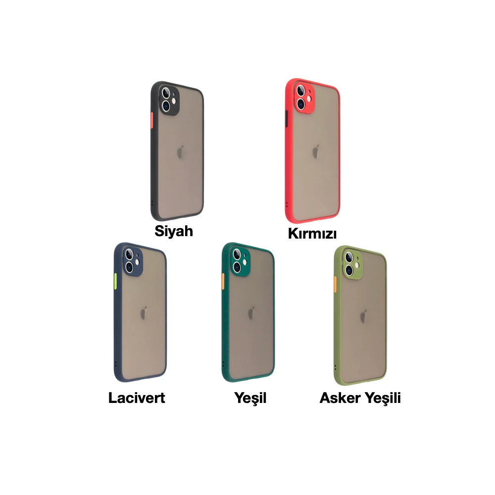iPhone 11 6.1inç Kamera Korumalı Premium Silikon Kılıf