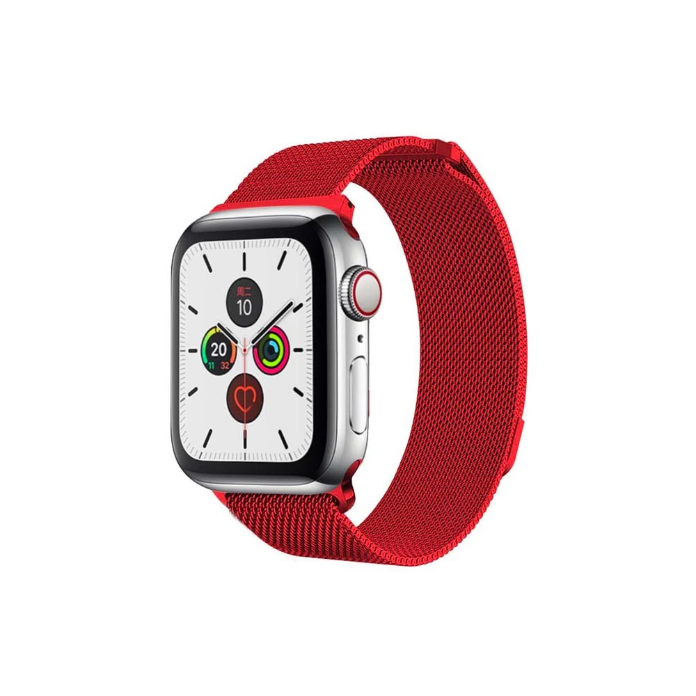 Ally Apple Watch 7-8 45mm 6-5-4 44mm Kayış Kordon Metal Milano Loop 3-