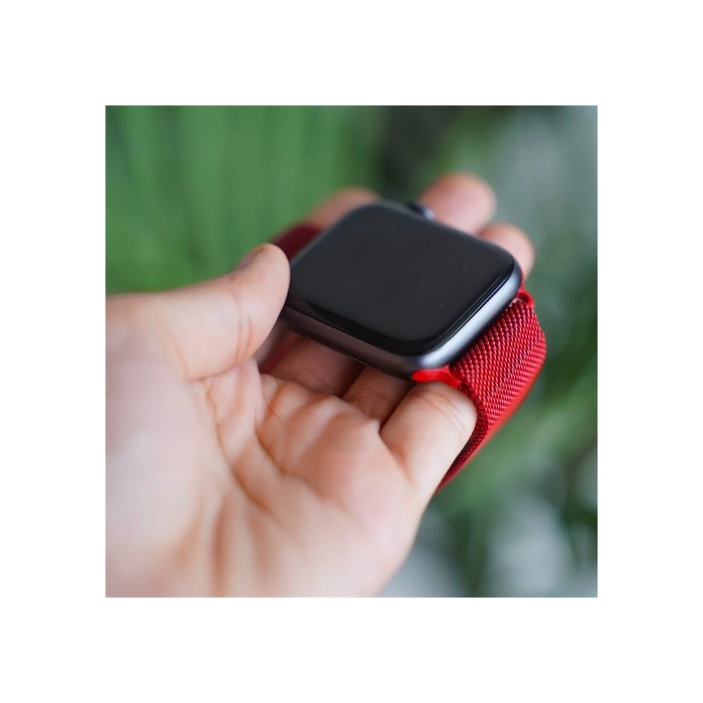 Ally Apple Watch 7-8 45mm 6-5-4 44mm Kayış Kordon Metal Milano Loop 3-