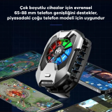Memo DLA8 Cep Telefon Soğutma Fanı Radyatör Soğutucu Rgb LED Işıklı