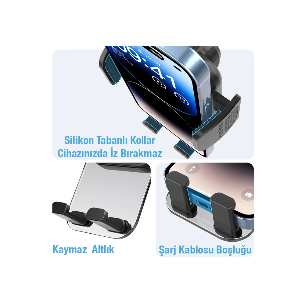 ALLY ML-217 Araç İçi Havalandırma Telefon Tutucu