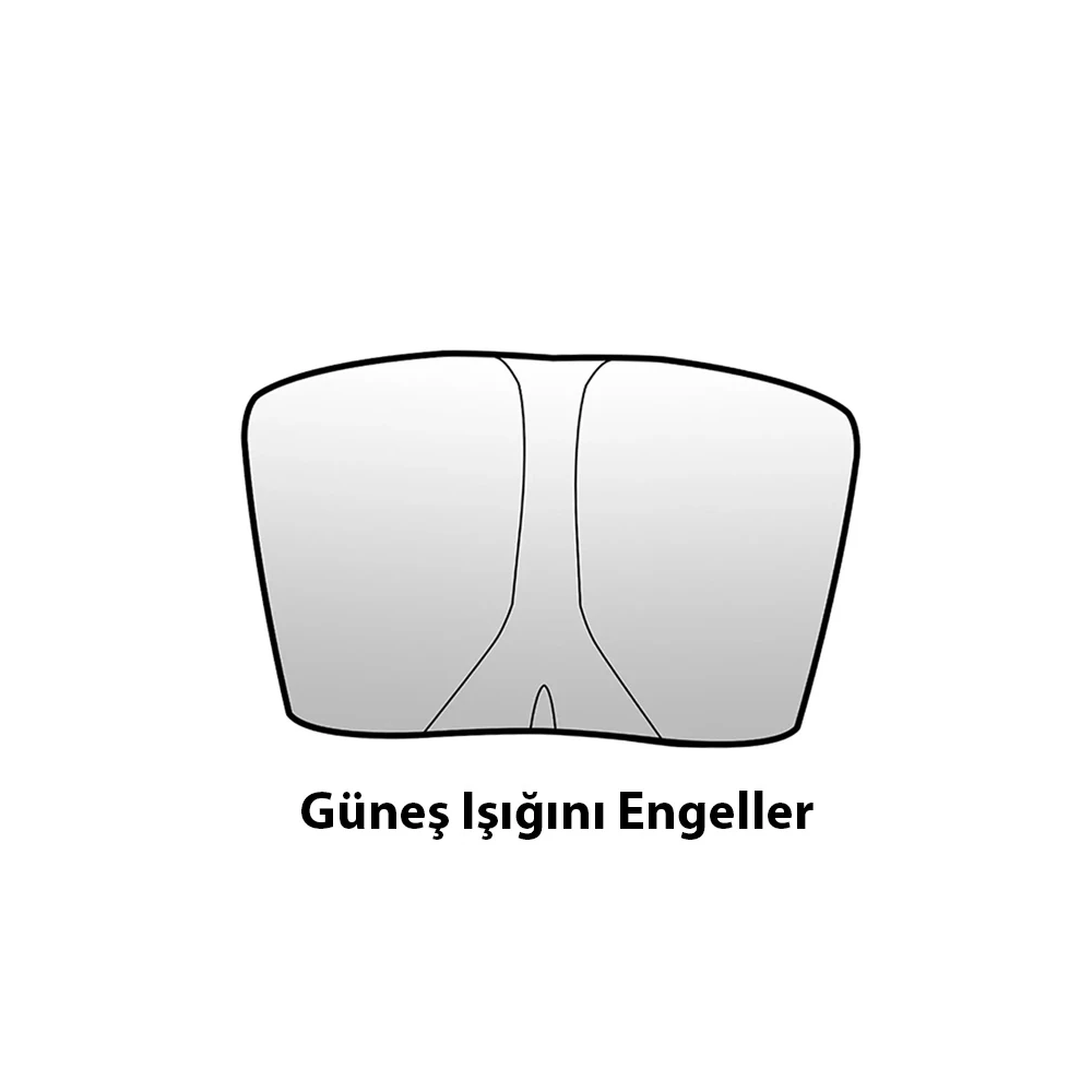 Ally Tesla Model Y Model 3 için Ön Cam Güneşliği Katlanır Ön Pencere G