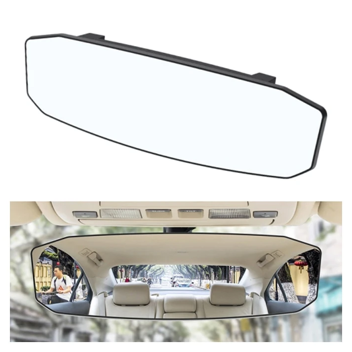 ALLY SD-2415 Kavisli Dışbükey Geniş Açılı Araç Dikiz Aynası 299x90mm