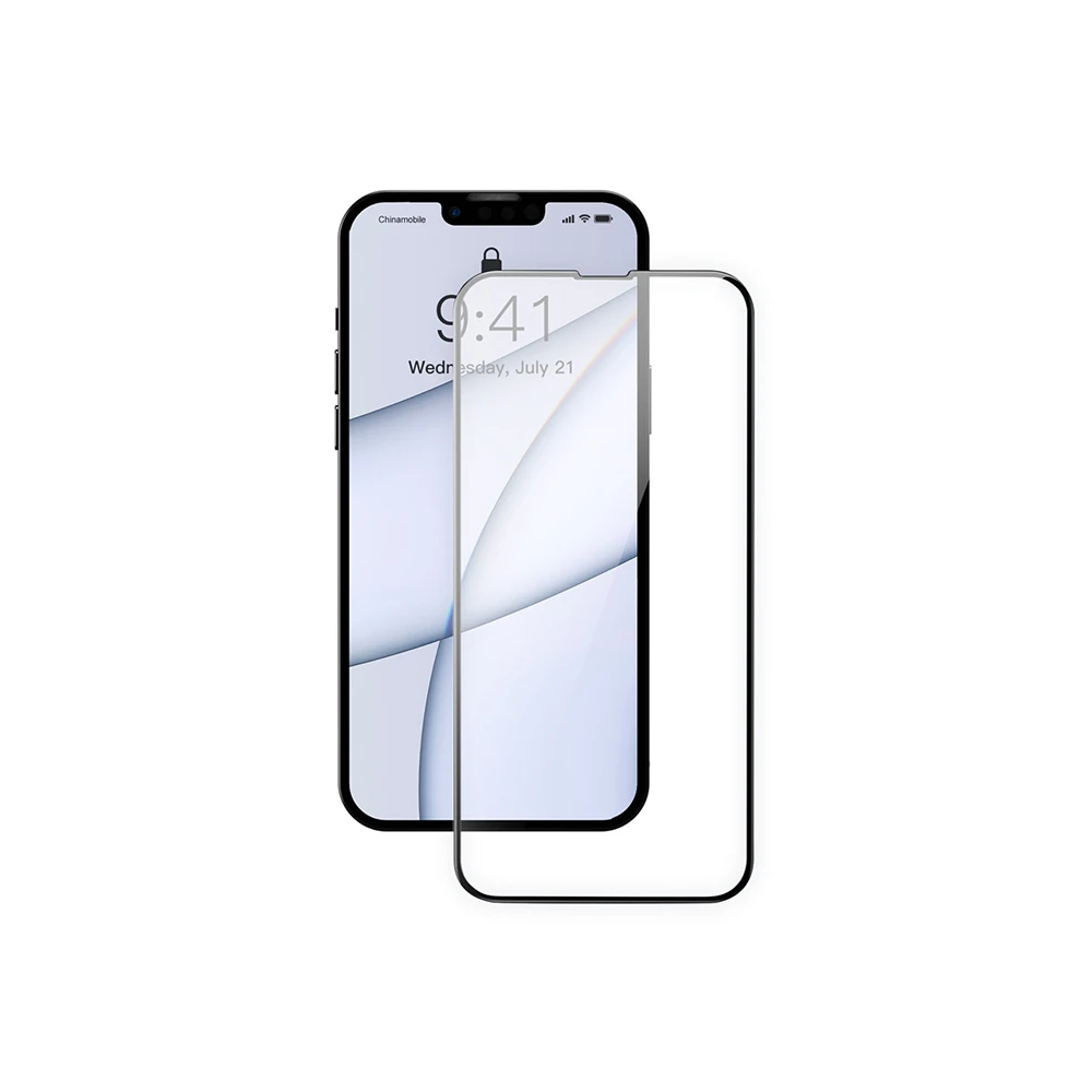 Baseus iPhone 13 Pro Max 6.7 0.3mm Tempered Full-glass Cam Ekran Koruy
