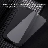 Baseus iPhone 13 Pro Max 6.7 0.3mm Tempered Full-glass Cam Ekran Koruy