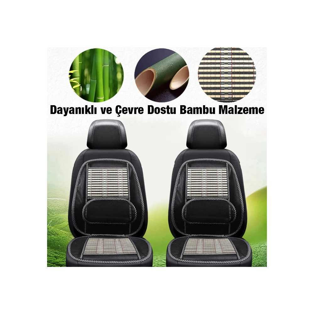Ally Universal Bambu Araba Nefes Alabilen Koltuk Bel Minderi