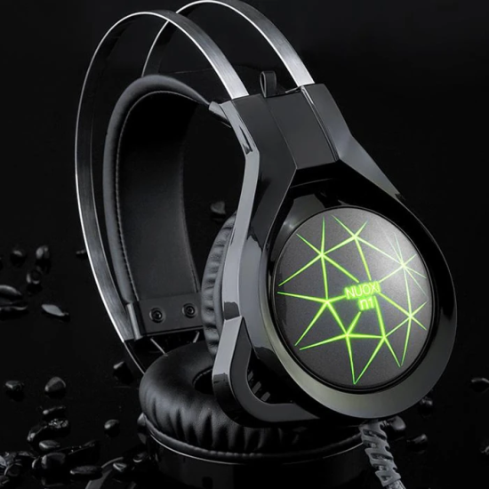 ALLY N1 RGB Gaming Kulaküstü Kablolu Oyuncu Kulaklığı Gürültü Engelley