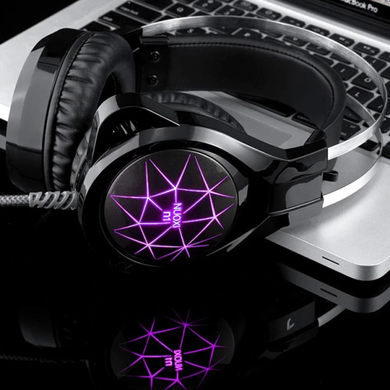 ALLY N1 RGB Gaming Kulaküstü Kablolu Oyuncu Kulaklığı Gürültü Engelley