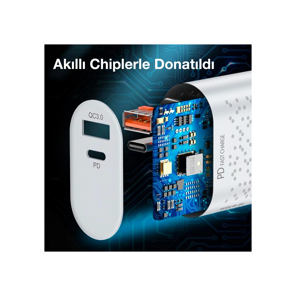 USLİON 20W USB QC3.0 Şarj PD3.0 Hızlı Şarj Aleti Şarj Başlık