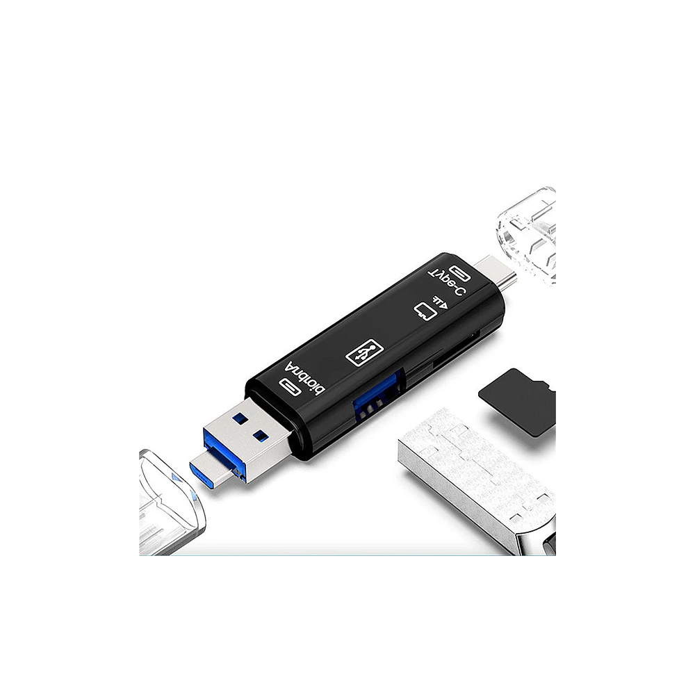 Smart Otg 3in1 Type-C Ve Micro Usb Tf Card Reader Otg