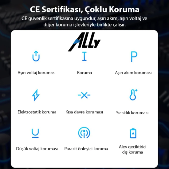 Ally TE-PD14 30W Type-C- USB C Hızlı Şarj Adaptörü