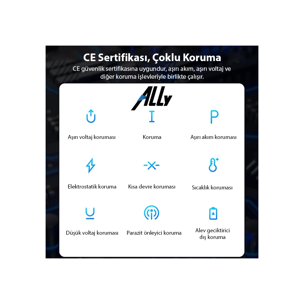 Ally TE-PD14 30W Type-C- USB C Hızlı Şarj Adaptörü