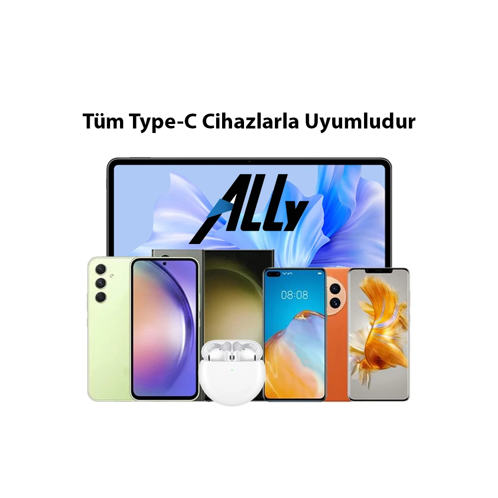 Ally TE-PD14 30W Type-C- USB C Hızlı Şarj Adaptörü