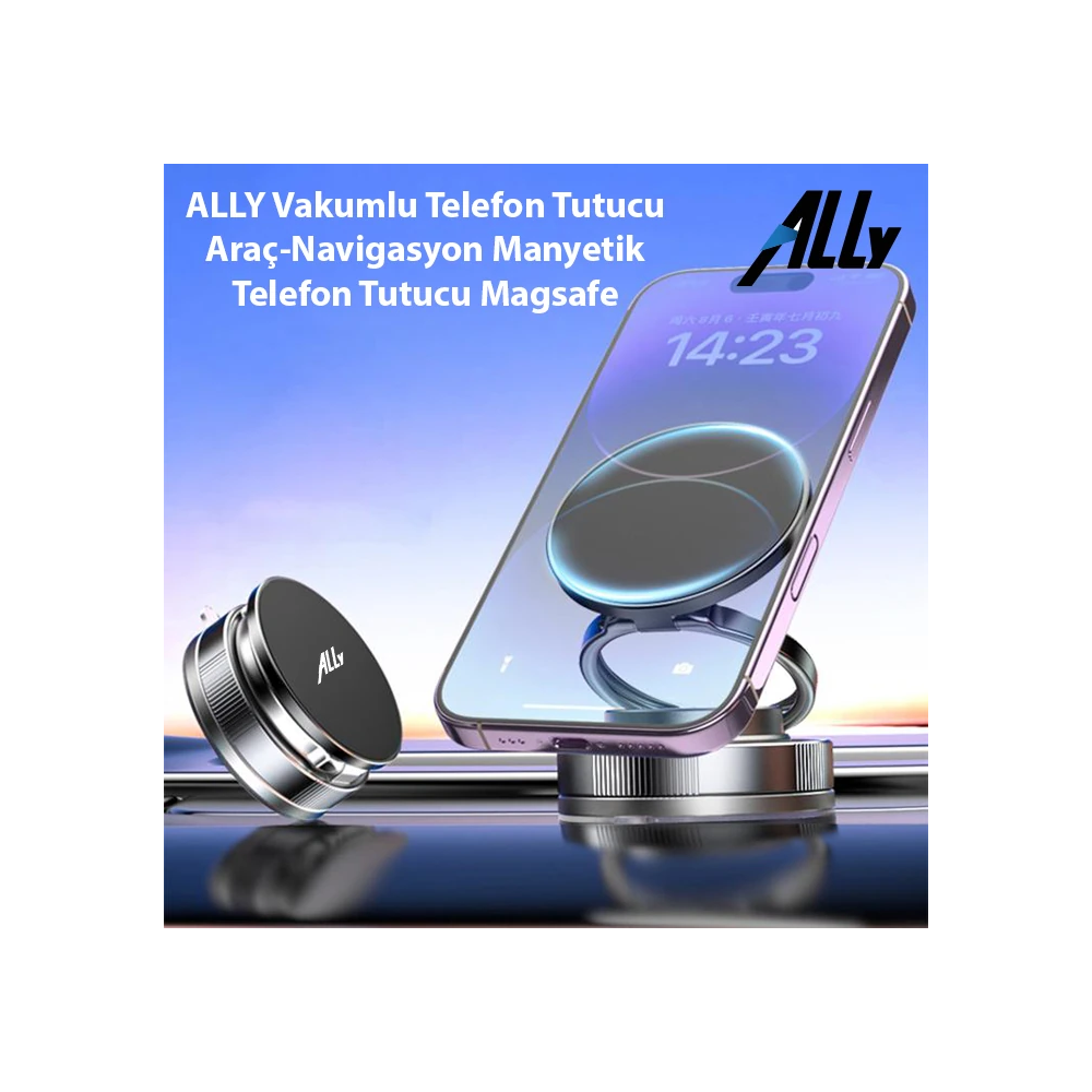 ALLY Vakumlu Telefon Tutucu Araç-Navigasyon Manyetik Telefon Tutucu Ma