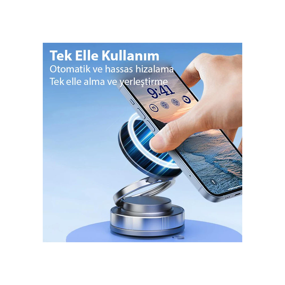 ALLY Vakumlu Telefon Tutucu Araç-Navigasyon Manyetik Telefon Tutucu Ma