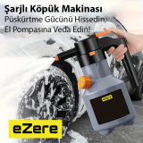 EZERE 2L Yüksek Basınçlı Şarjlı Köpük Makinası Oto Yıkama Pompası Köpü