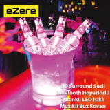 EZERE Hoparlör Buz kovası 5l Bluetooth Hoparlör Ile Renkli Buz kovası 
