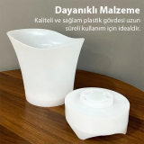 EZERE Hoparlör Buz kovası 5l Bluetooth Hoparlör Ile Renkli Buz kovası 