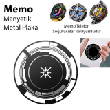 Memo Manyetik Metal Halka - Memo Telefon Soğutucu Uyumlu CX07-CX08 ve 
