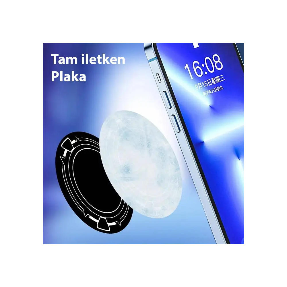 Memo Manyetik Metal Halka - Memo Telefon Soğutucu Uyumlu CX07-CX08 ve 