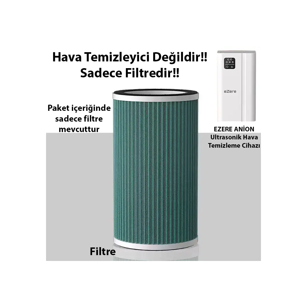 EZERE ANİON Ultrasonik Hava Temizleyici için Yedek Filtre