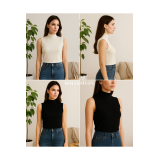 Kadın Kolsuz Body (2 Adet)