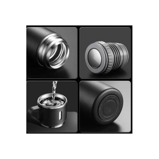 Çakmaklı Küllük Paslanmaz Metal Yuvarlak Tasarım