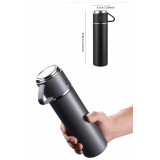 Çakmaklı Küllük Paslanmaz Metal Yuvarlak Tasarım