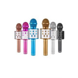 Bluetooth Hoparlör USB AUX SD Kart Kaoroke Mikrofon Uzun Pil Ömrü