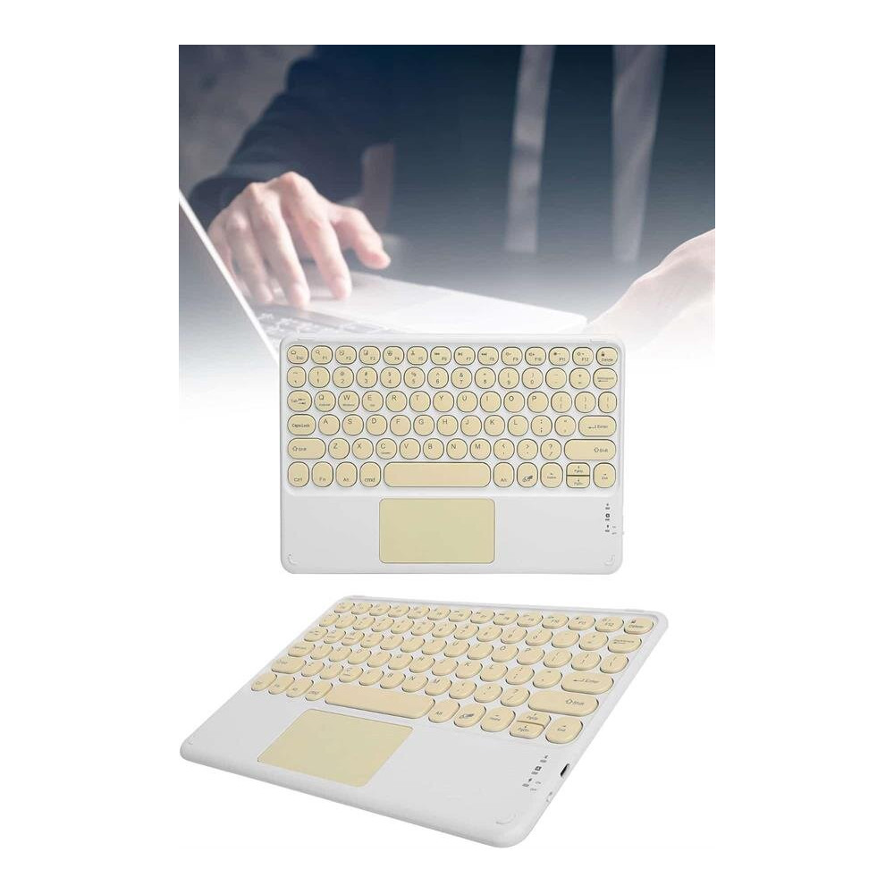 Android ve İOS Uyumlu Bluetooth Klavye Touchpad Slim Kablosuz Wifi Q K