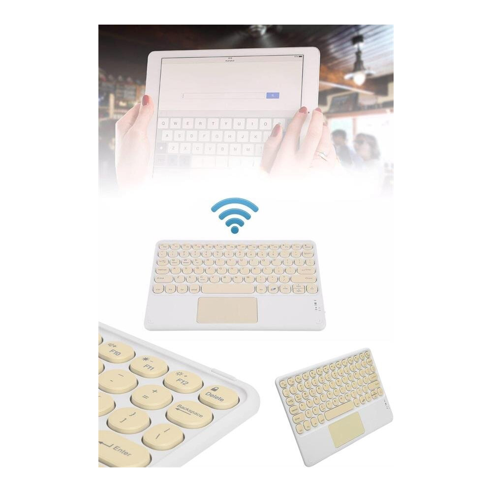 Touchpad Tüm Cihazlara Uyumlu Bluetooth Klavye Touchpad Slim Kablosuz 