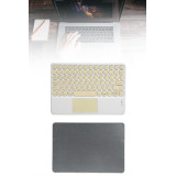 Touchpad Tüm Cihazlara Uyumlu Bluetooth Klavye Touchpad Slim Kablosuz 