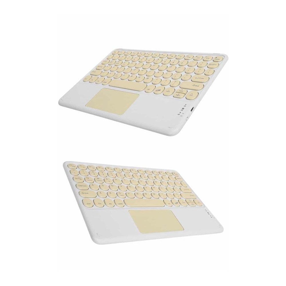 Touchpad Tüm Cihazlara Uyumlu Bluetooth Klavye Touchpad Slim Kablosuz 
