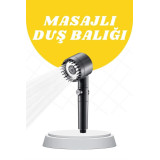 Duş Başlığı Yüksek Basınçlı Masaj Taraklı 3 Kademeli