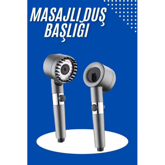 Masaj Etkili Turbolu Çok Fonksiyonlu Filtreli Duş Başlığı Yeni Nesil