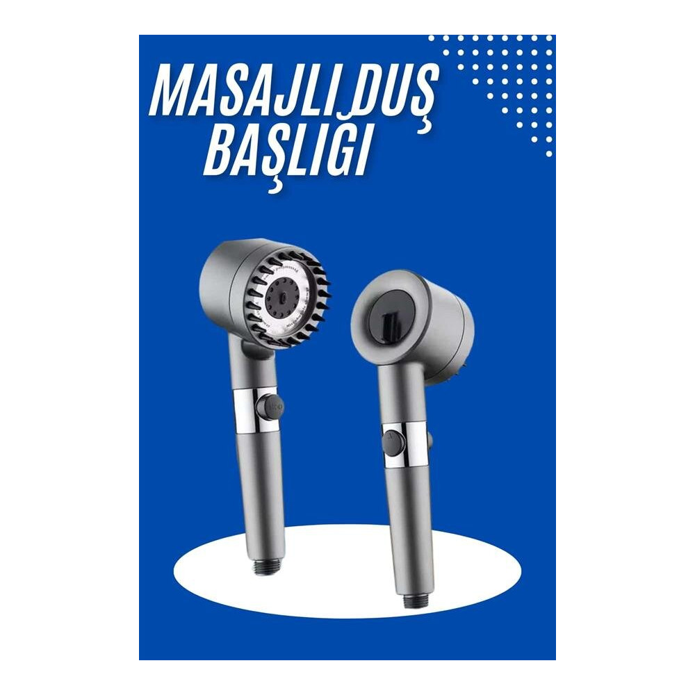 Masaj Etkili Turbolu Çok Fonksiyonlu Filtreli Duş Başlığı Yeni Nesil